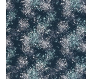 Baumwolle - Kim Sprenkel blau mint